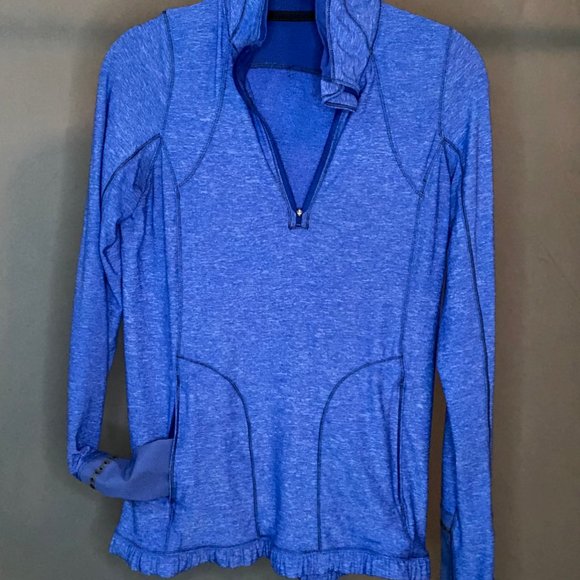 lululemon athletica Jackets & Blazers - Lululemon Forthright 1/2 Zip in Blue